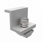 Clamp de Bordure Aluminium 30mm (Largeur 40mm) AL6005-T6 & Inox SUS304 - Étrier de Fin de Ligne pour Panneau Solaire