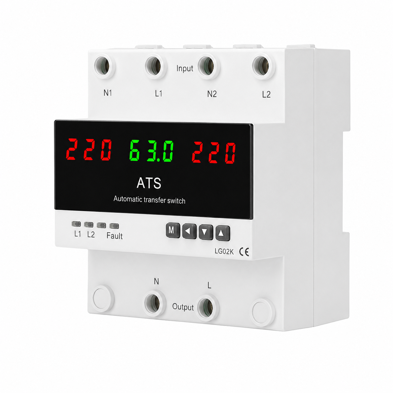 Inverseur de Source Auto Monophasé 100A JMRD-DSX