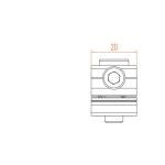 Borne de Mise à la Terre Solaire AL6005-T5 & Inox SUS304 (Grounding Lug) - Cosse d'Ancrage de Câble de Terre pour Rail Aluminium