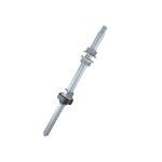 Équerre de Fixation L (L-Feet) Aluminium AL6005-T5 & Inox SUS304 pour Rail Solaire - Kit Goujon M10x200mm ou Vis & Pad EPDM T5-40