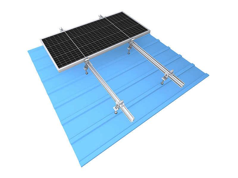 Équerre de Fixation L (L-Feet) Aluminium AL6005-T5 & Inox SUS304 pour Rail Solaire - Kit Goujon M10x200mm ou Vis & Pad EPDM T5-40