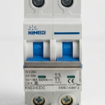 Disjoncteur Solaire MCB DC 600V 2P 20A 6kA – KINEE ELECTRIC