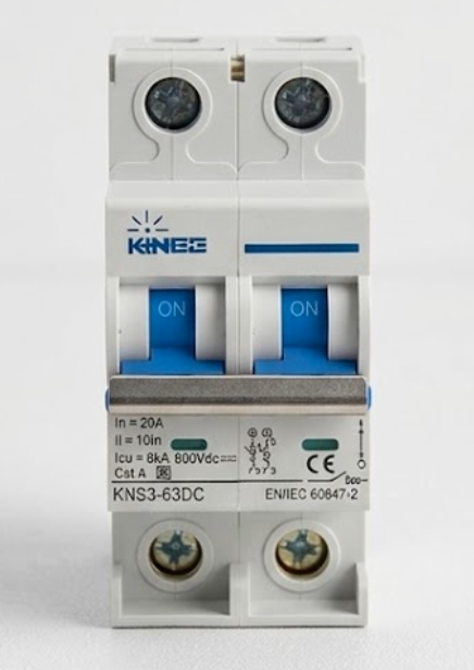 Disjoncteur Solaire MCB DC 600V 2P 20A 6kA – KINEE ELECTRIC
