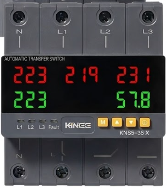 Sélecteur de Phase Automatique Triphasé