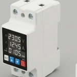 Limiteur de Tension et Sélecteur Digital Ajustable (Voltmètre / Ampèremètre / kWh)