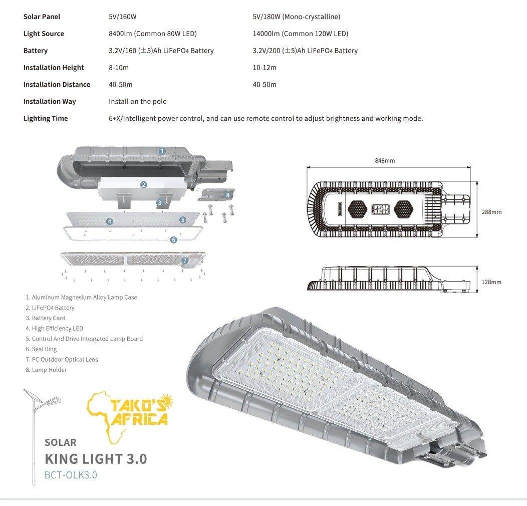Solar king light 3.0